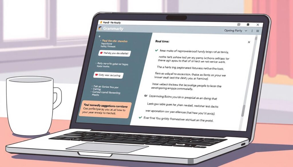 Grammarly AI writing assistant