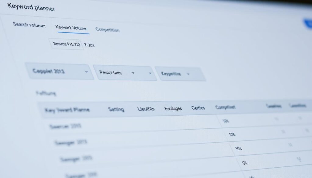 Google Keyword Planner features