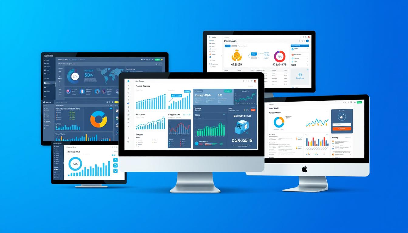 AI SEO optimization tools for generative search results showing various dashboards and interfaces
