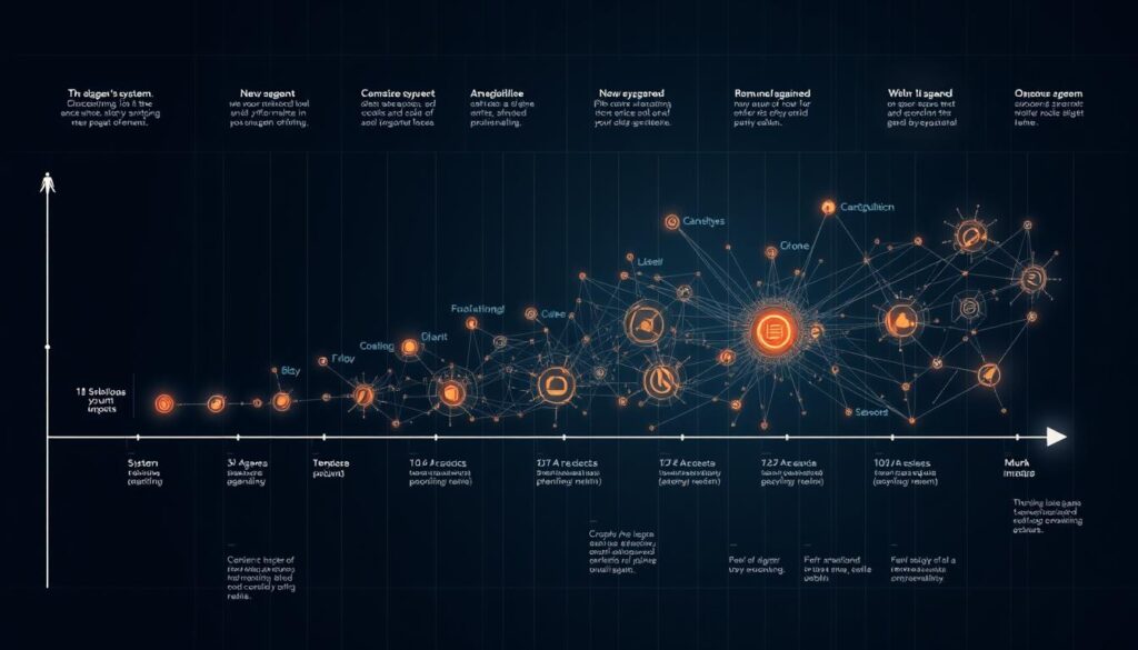 Self-evolving multi-agent systems adapting their structure and capabilities over time