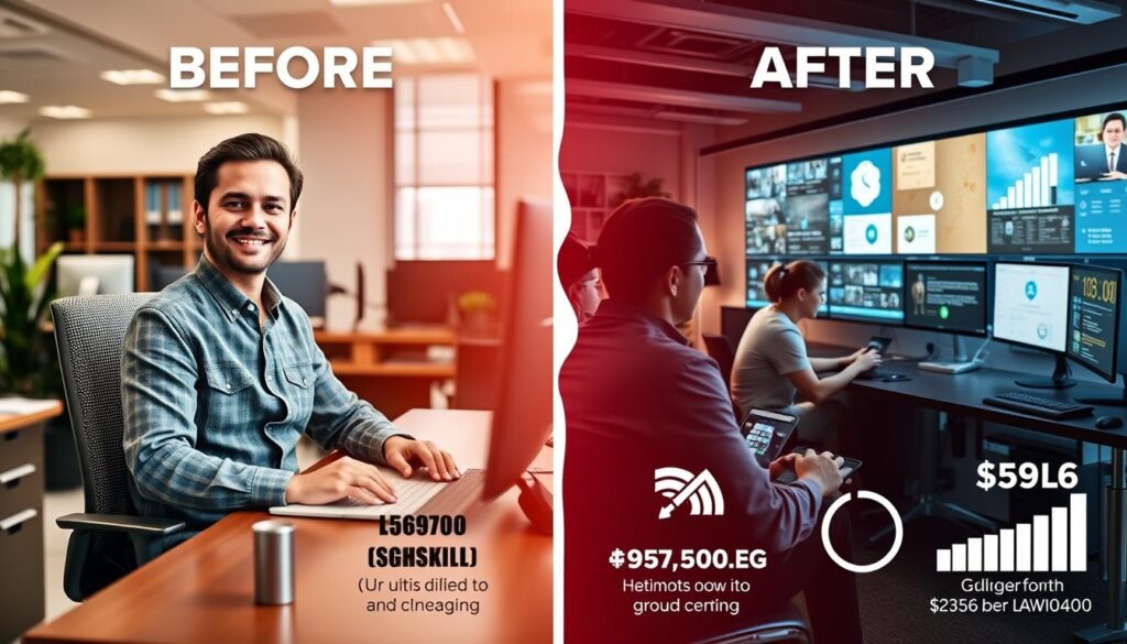 Successful career transition from AI-vulnerable job to AI-complementary role