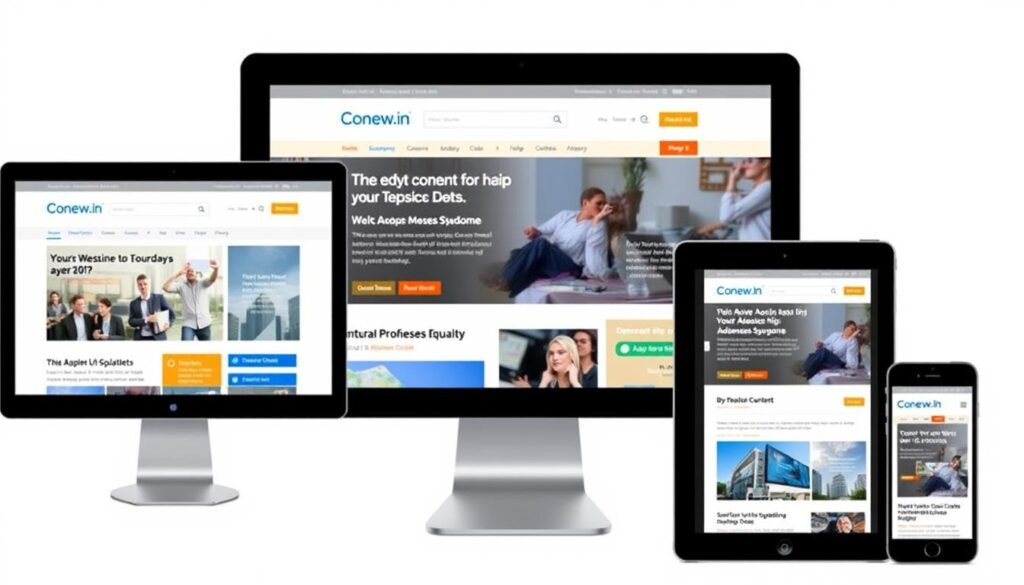 Conew.in AdSense-ready website showcase