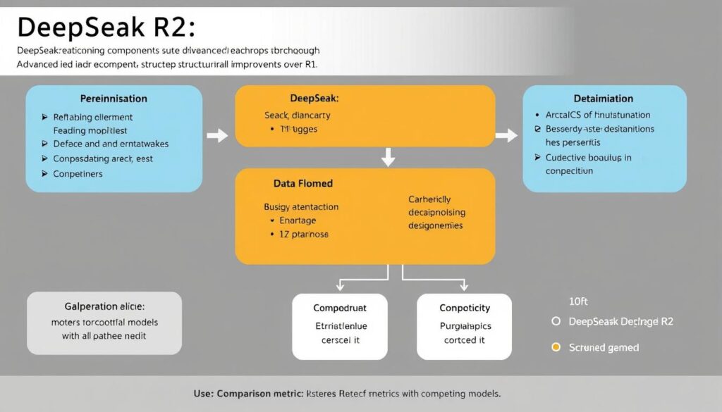 DeepSeek R2 model architecture diagram showing its advanced reasoning capabilities