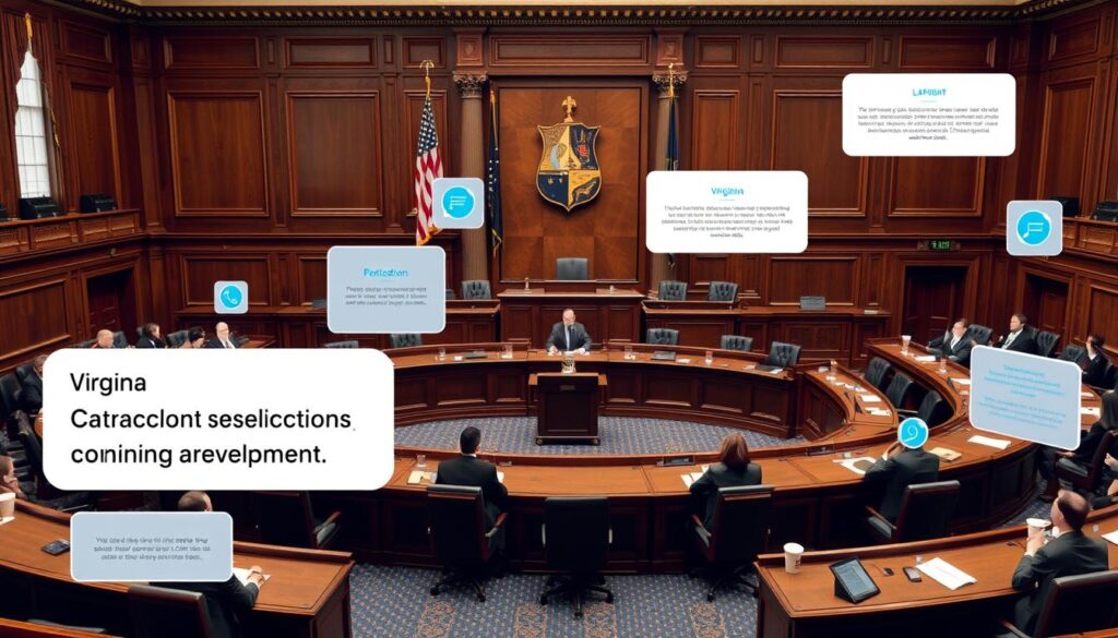 Virginia imposing new limits on AI chatbot use by minors with legislative visualization