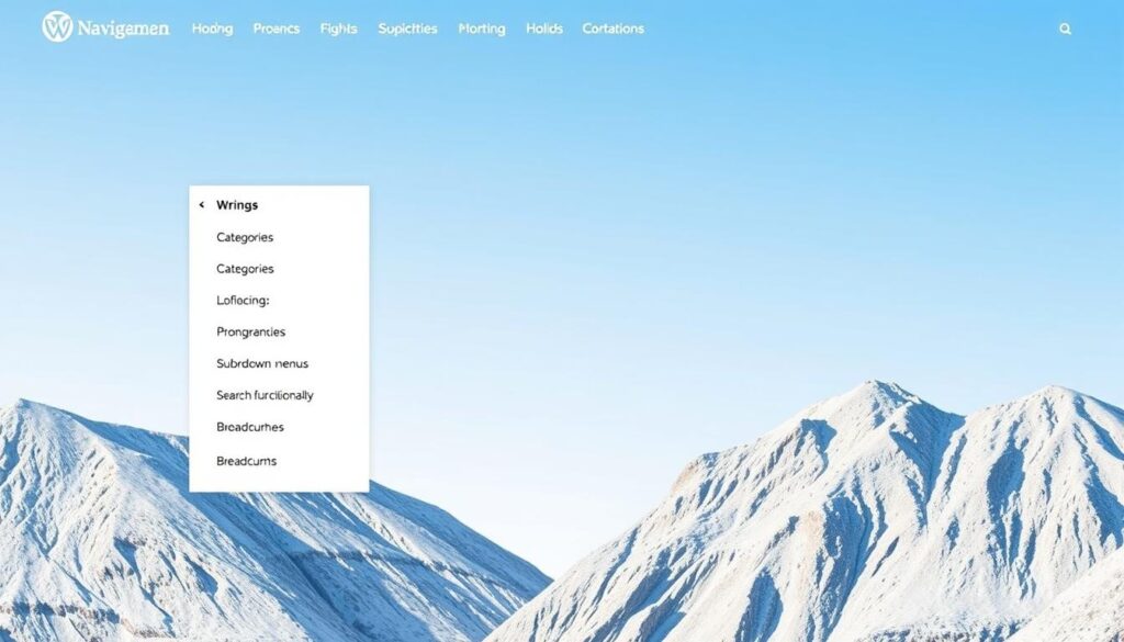 Website with clear navigation structure for AdSense approval
