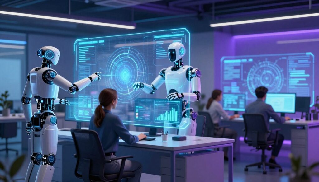 AI Jobs That Will GROW in 2026 | Future Careers in Artificial Intelligence showing digital transformation of workplace