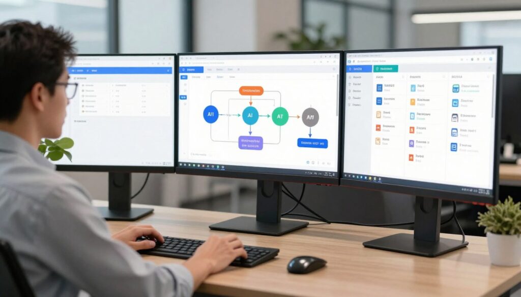 AI automation and workflow specialist optimizing business processes with artificial intelligence systems