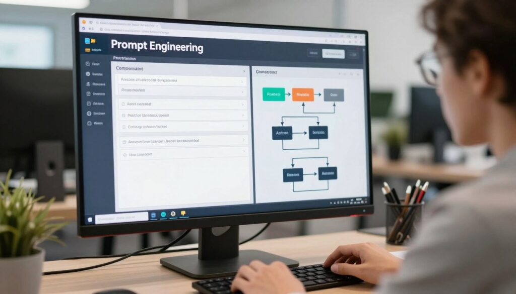 AI prompt engineer designing effective prompts for artificial intelligence systems