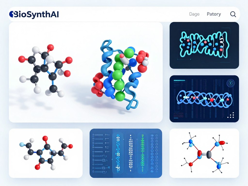 BioSynthAI analyzing molecular structures and simulating drug interactions