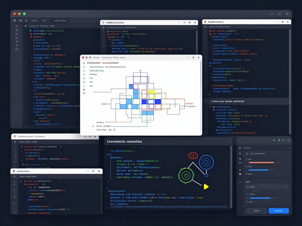 CodeEvolution AI system generating and refactoring complex software architecture