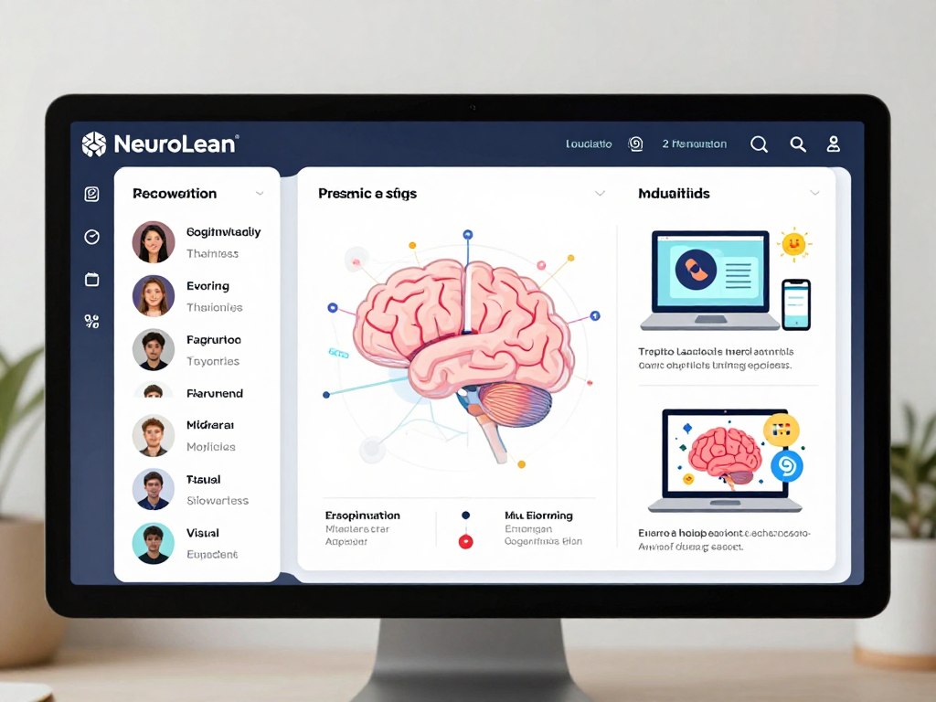NeuroLearn AI creating personalized learning pathways and adapting to individual learning styles