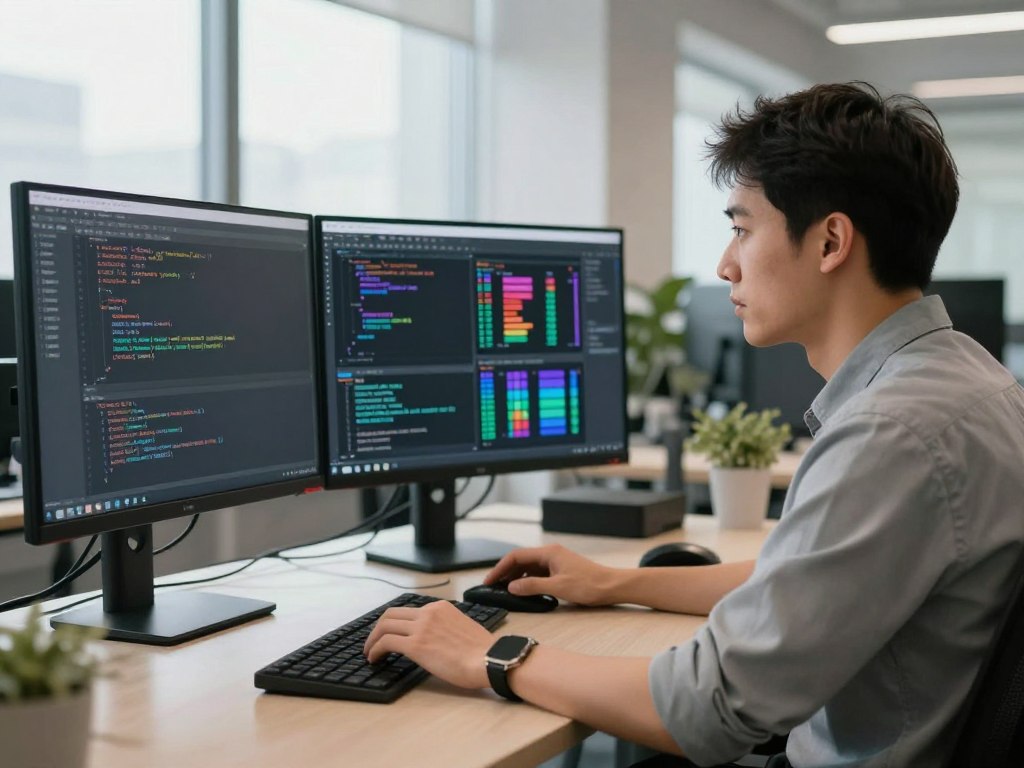 AI Jobs engineer working on machine learning model deployment