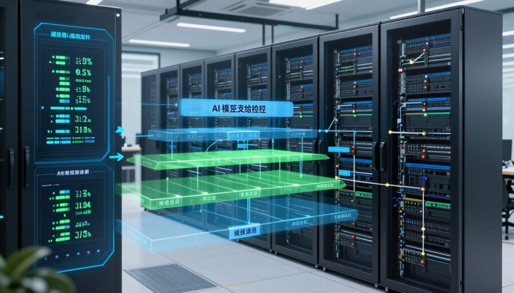 Data governance framework with quality metrics and AI model performance indicators