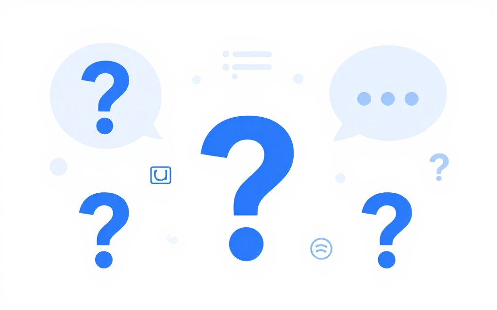 FAQ concept illustration for AI agents vs chatbots
