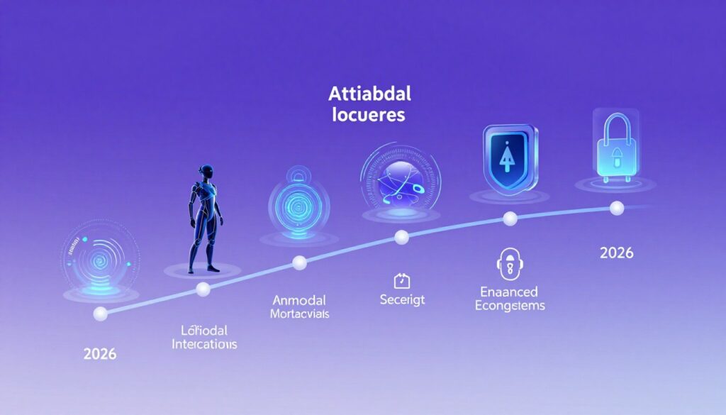 Future trends visualization for AI agents and chatbots in 2026