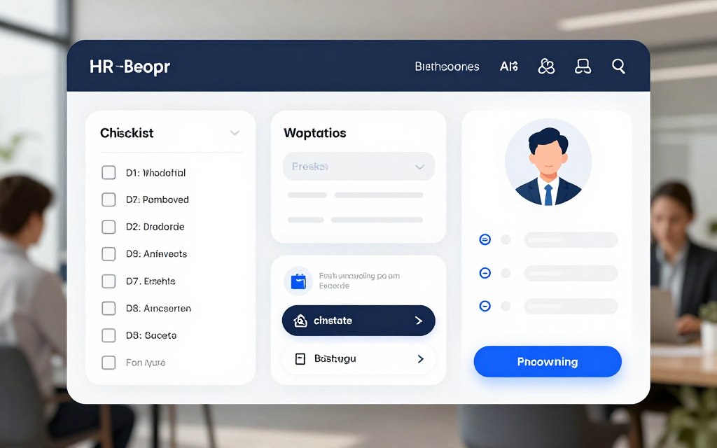 HR AI agent helping with employee onboarding process
