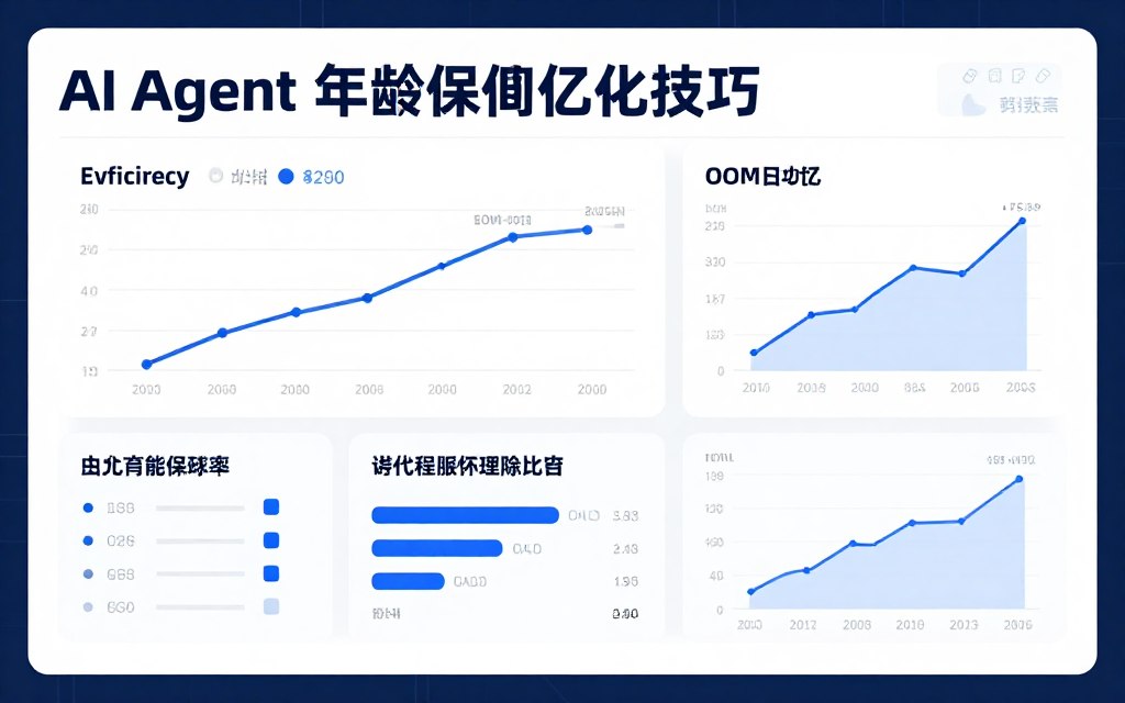 dashboard showing AI agent performance optimization metrics