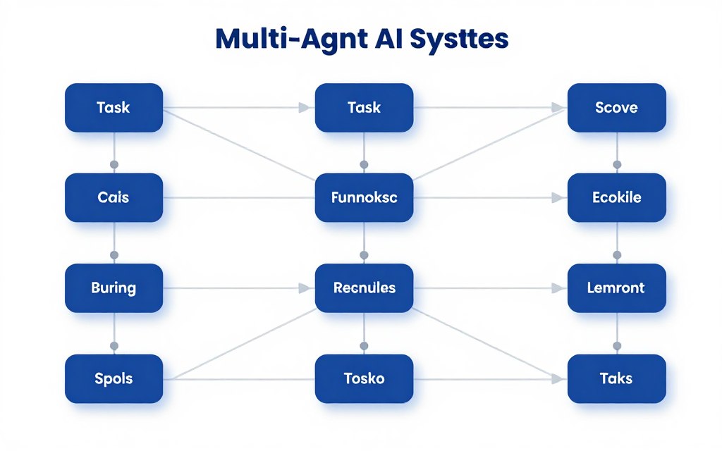 diagram showing multi-agent AI system collaboration