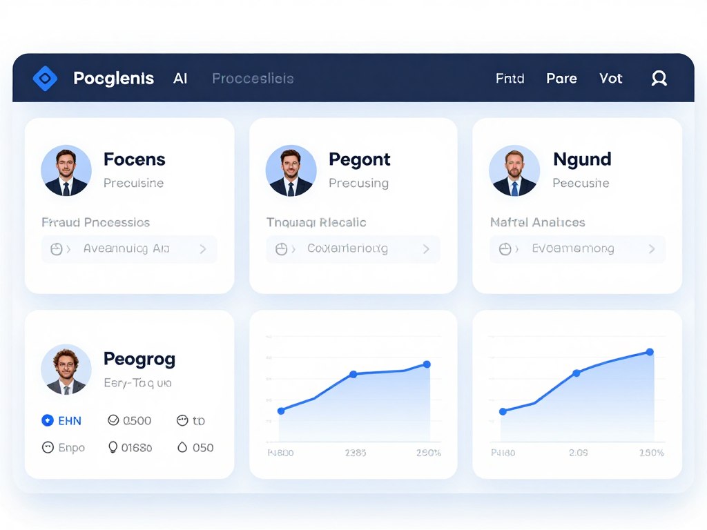 financial AI agents processing transactions and analysis