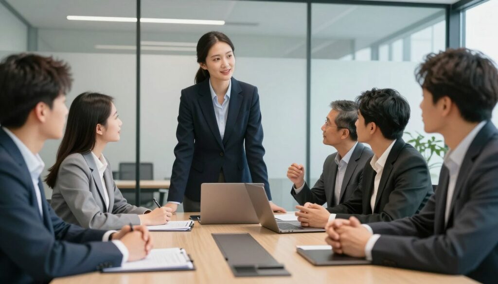 forward-thinking business leaders planning AI strategy