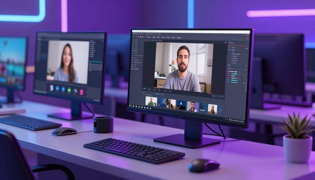 AI video generation tools interface showing multiple video creation platforms