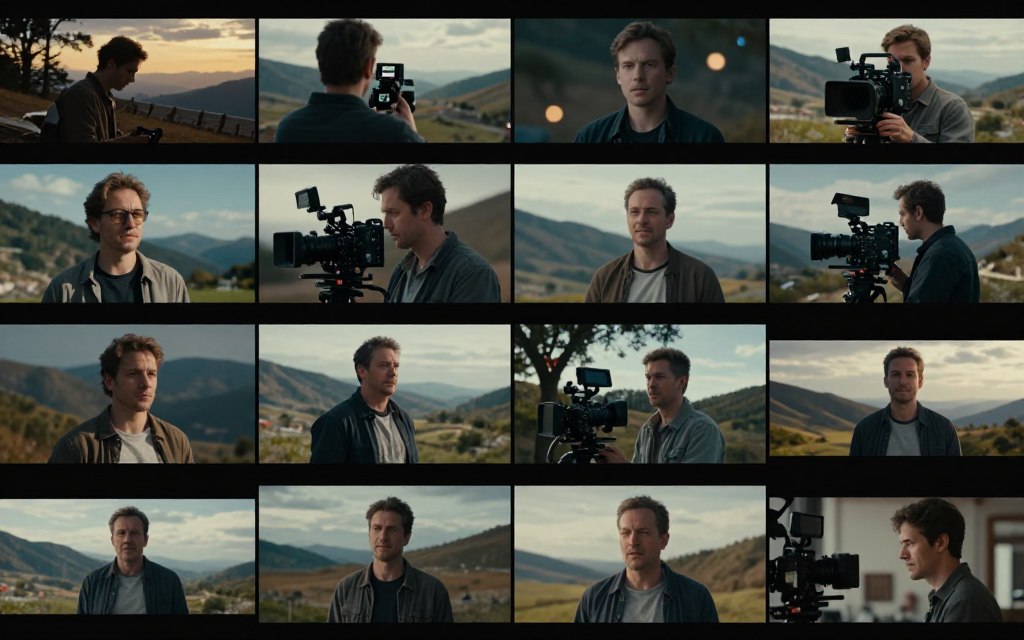 Examples of videos created with Runway showing various camera movements