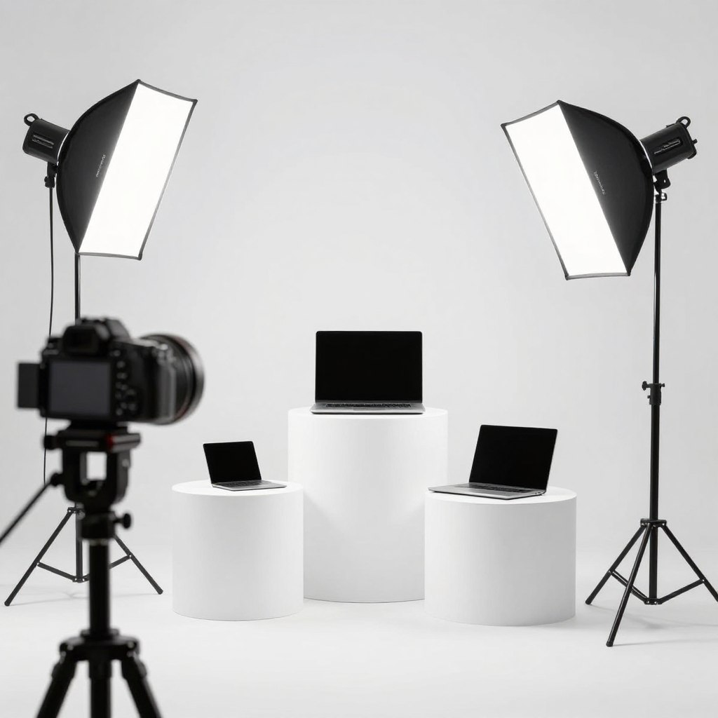 Product demonstration video setup