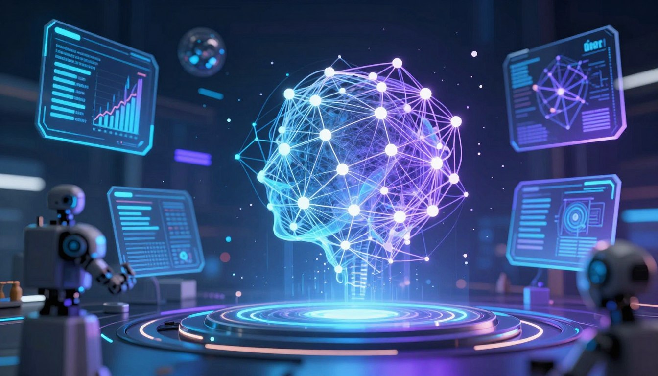 AI Updates 2026 showing futuristic artificial intelligence technology advances