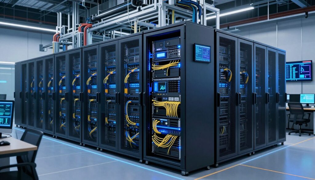 Enterprise data center infrastructure with AI computing systems