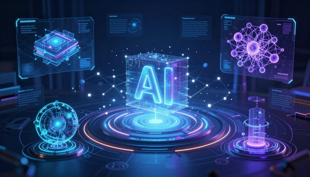 Futuristic AI technology concepts and next-generation innovations