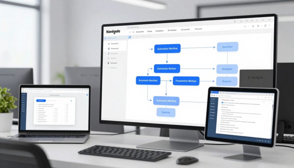AI automation tools streamlining workflow processes