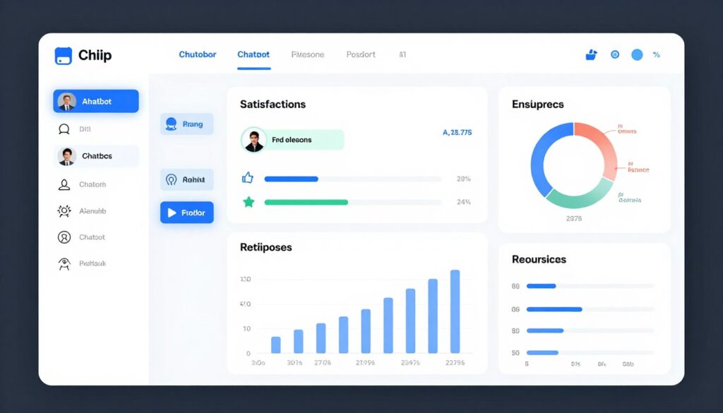 AI chatbot handling customer service inquiries