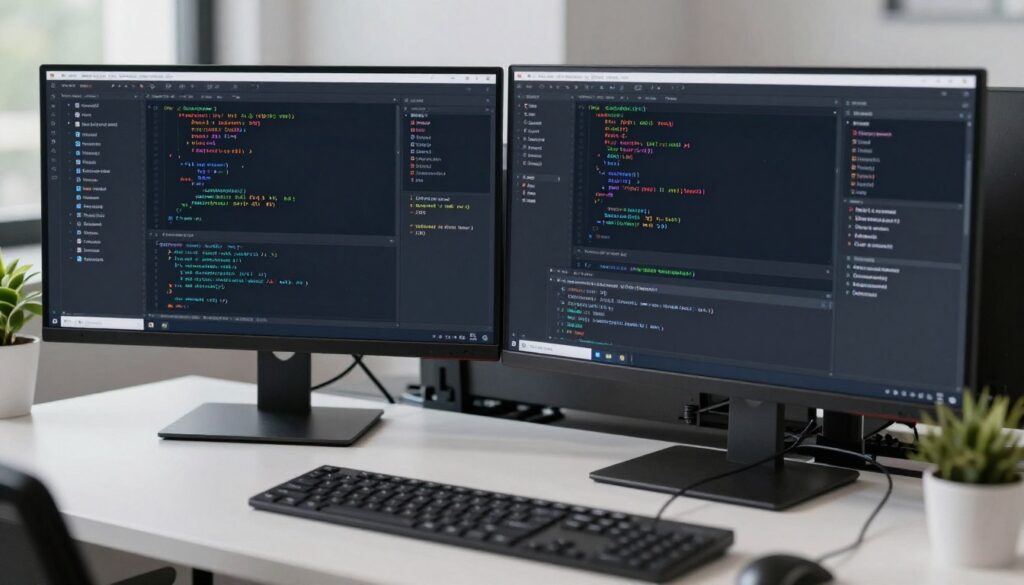 AI coding assistant helping developer write code