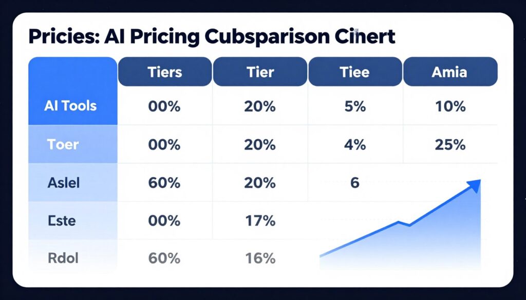 AI tools pricing comparison chart