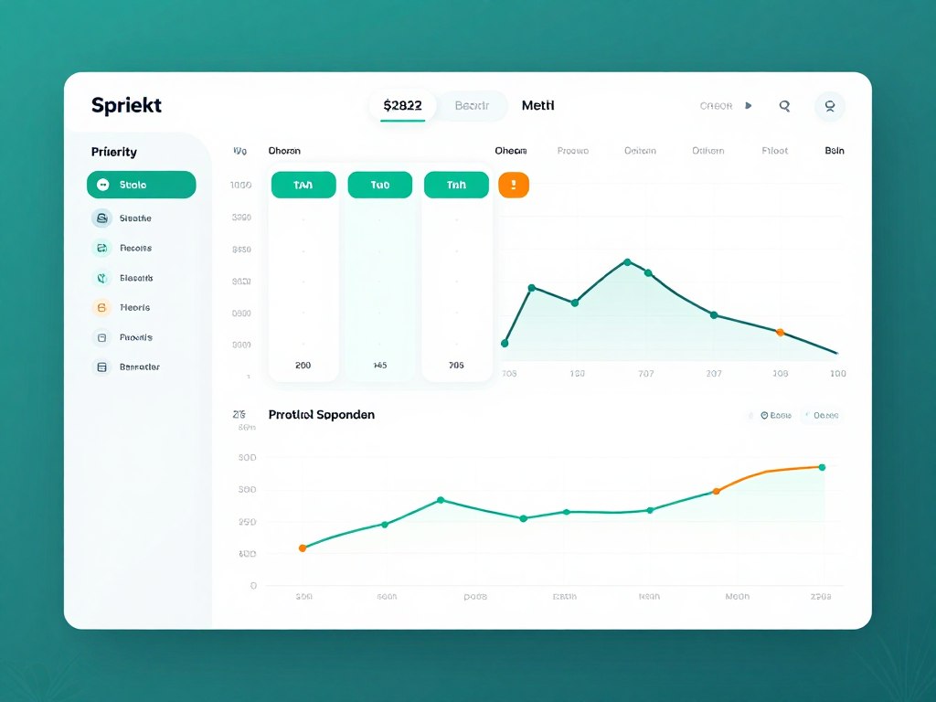 Agile Sprint Optimizer interface showing sprint planning boards and velocity tracking for development teams