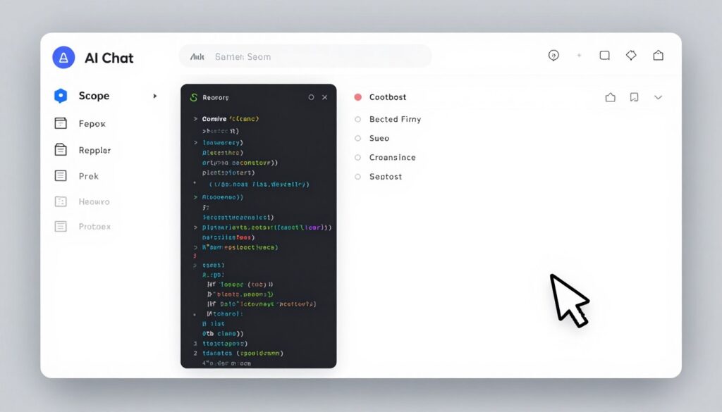 Cursor AI editor with integrated AI coding features