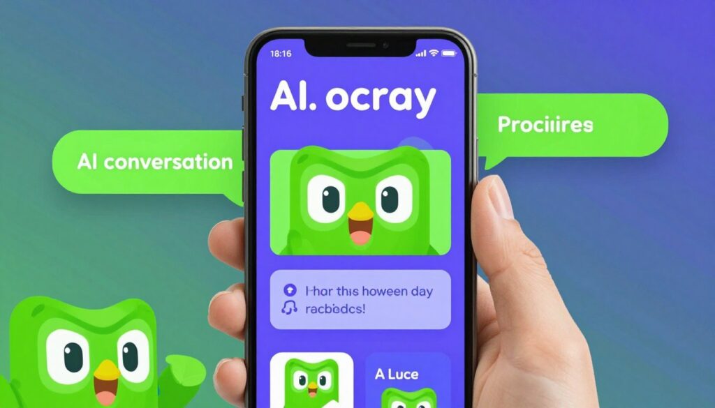Duolingo Max AI providing language conversation practice