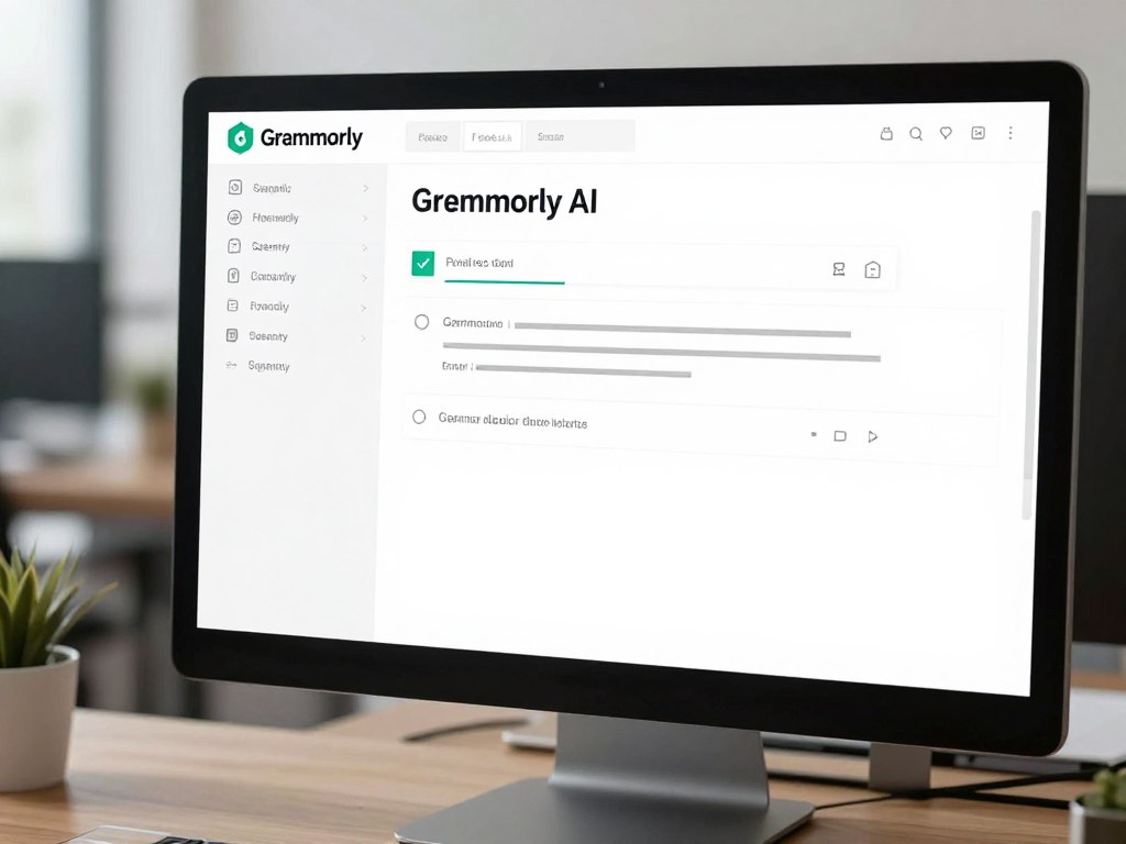 Grammarly AI providing writing suggestions in real-time