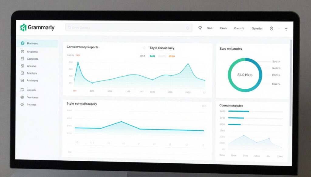 Grammarly Business analyzing team communication patterns