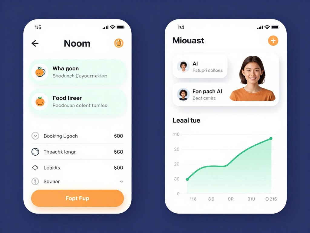 Noom AI providing personalized weight management coaching