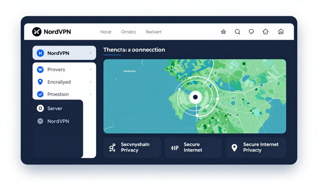 NordVPN AI protecting internet connection and privacy