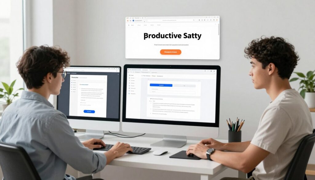 Person successfully using integrated AI tools in daily workflow