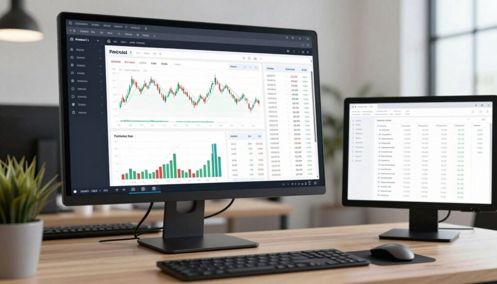 Portfolio performance monitoring and investment tracking