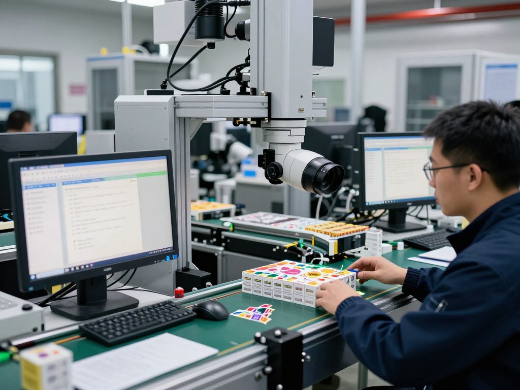 Quality control system using computer vision for automated defect detection