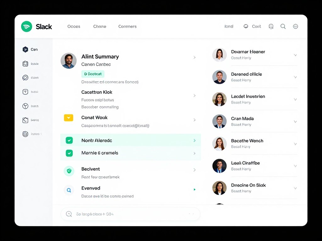 Slack AI summarizing channel conversations and extracting action items