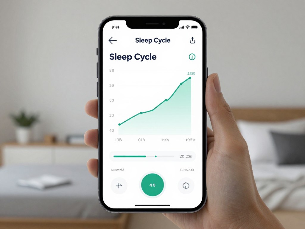 Sleep Cycle AI tracking and analyzing sleep patterns