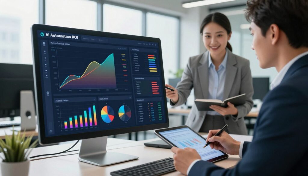 AI automation ROI dashboard