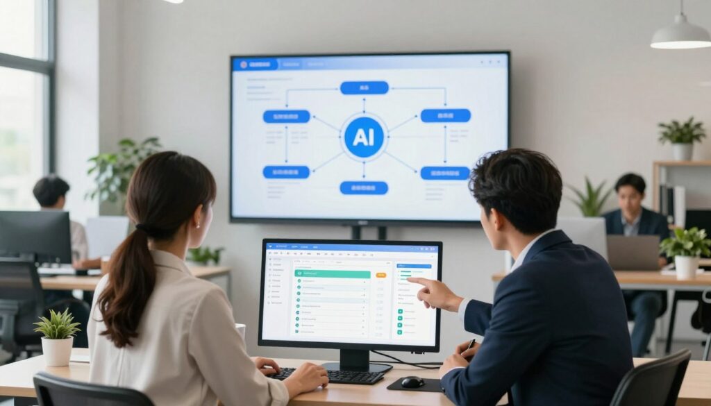 AI workflow automation for small business