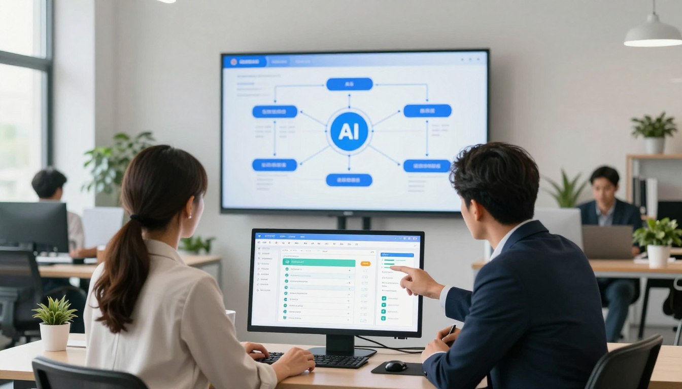 AI workflow automation for small business
